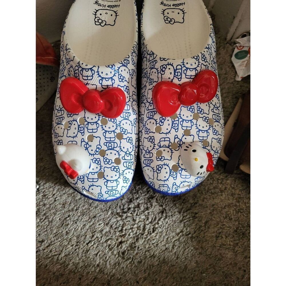 Crocs×hello kitty sz12
